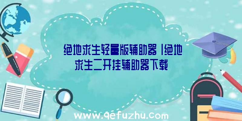 「绝地求生轻量版辅助器」|绝地求生二开挂辅助器下载